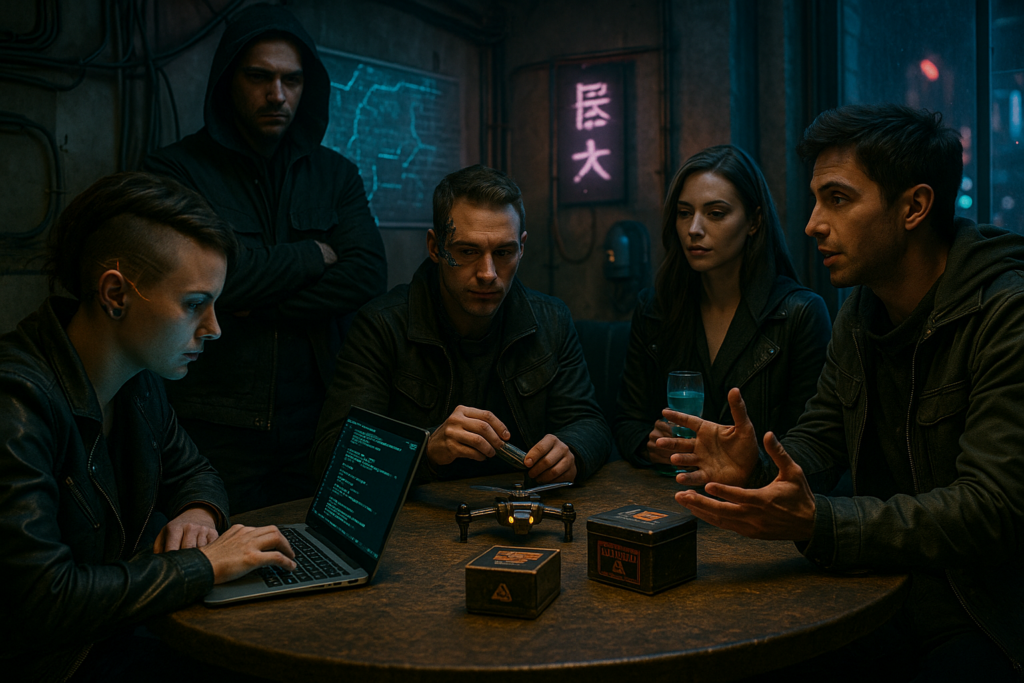 Cyberpunk Mystery Image