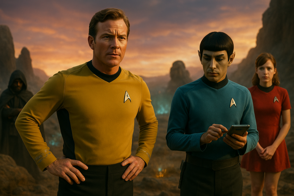 Redshirt on alien planet